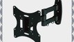 Black Full-Motion Tilt/Swivel Wall Mount Bracket for RCA 32LB30RQD 32 inch LCD/DVD Combo HDTV