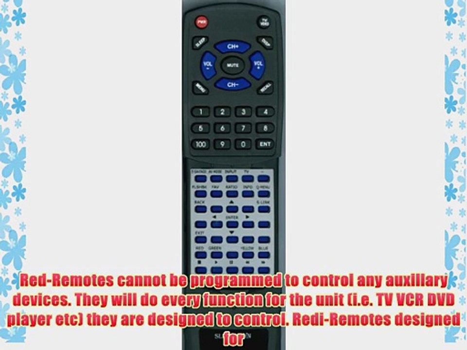 LG Replacement Remote Control for 42PJ250 42PJ340 60PK250 50PK340 42PJ550