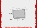 32 Inch Outdoor TV Cover (Front Half Cover) - 13 sizes available