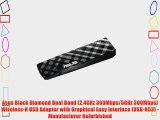 Asus Black Diamond Dual Band (2.4GHz 300Mbps/5GHz 300Mbps) Wireless-N USB Adapter with Graphical