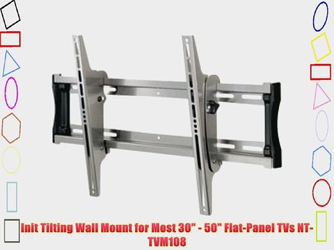 Init Tilting Wall Mount for Most 30 - 50 Flat-Panel TVs NT-TVM108