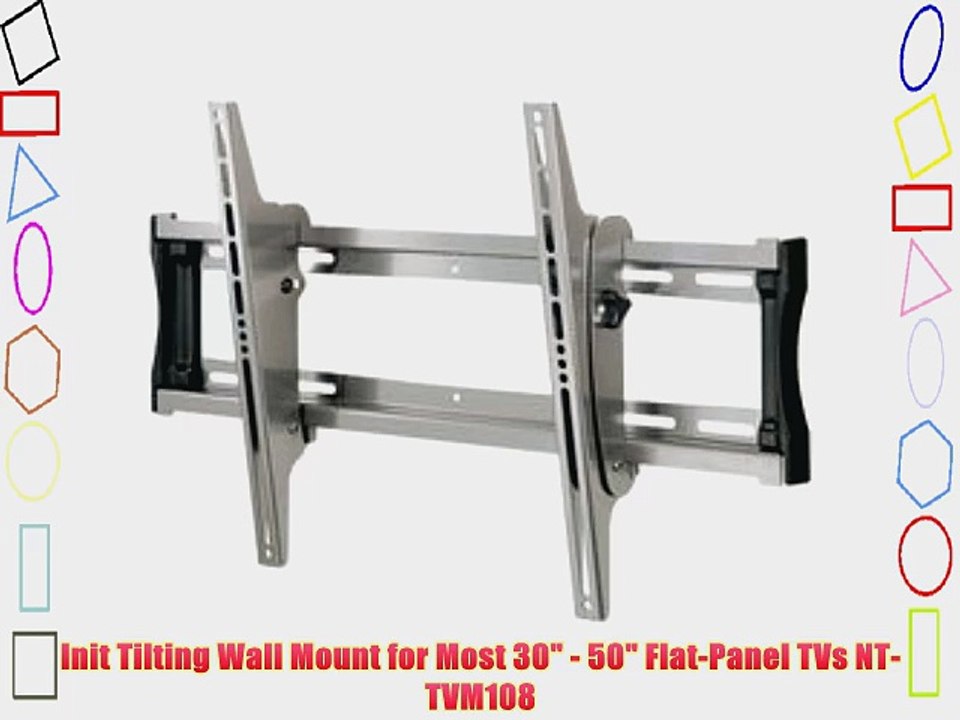 Init Tilting Wall Mount for Most 30 - 50 Flat-Panel TVs NT-TVM108