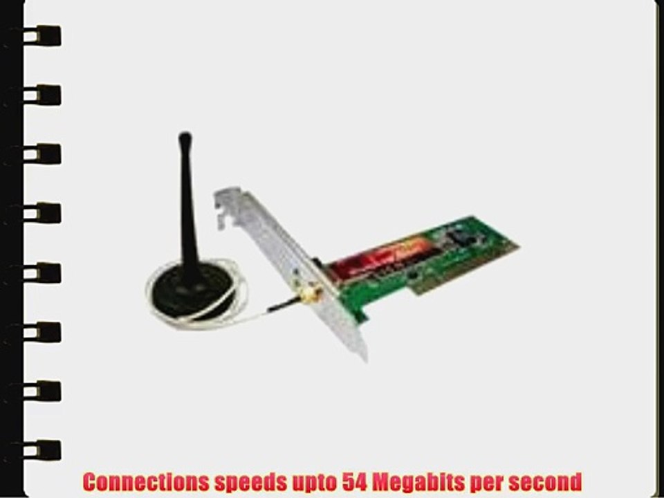 Edimax EW-7128G Wireless 802.11b/g Turbo Mode PCI Adapter