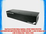 StarTech ST128L Video Splitter. 8PORT VIDEO SPLITTER DISTRIBUTION AMPLIFIER VGA 250MHZ AV-AMP.