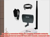 Alfa AWUS036NHR - High-Gain 2000mw 2W 802.11 B/G/N Wireless USB Network Adaptor with a 5dBi