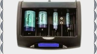 Tenergy T-9688 Super Universal LCD Battery Charger with USB Port