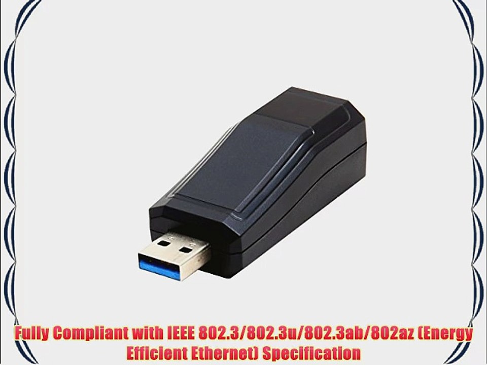Syba USB 3.0 RJ45 LAN Adapter (SD-ADA24032)