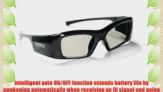 NXG Technology NX-3DGLR Active Shutter Rechargeable 3D Glasses For LG