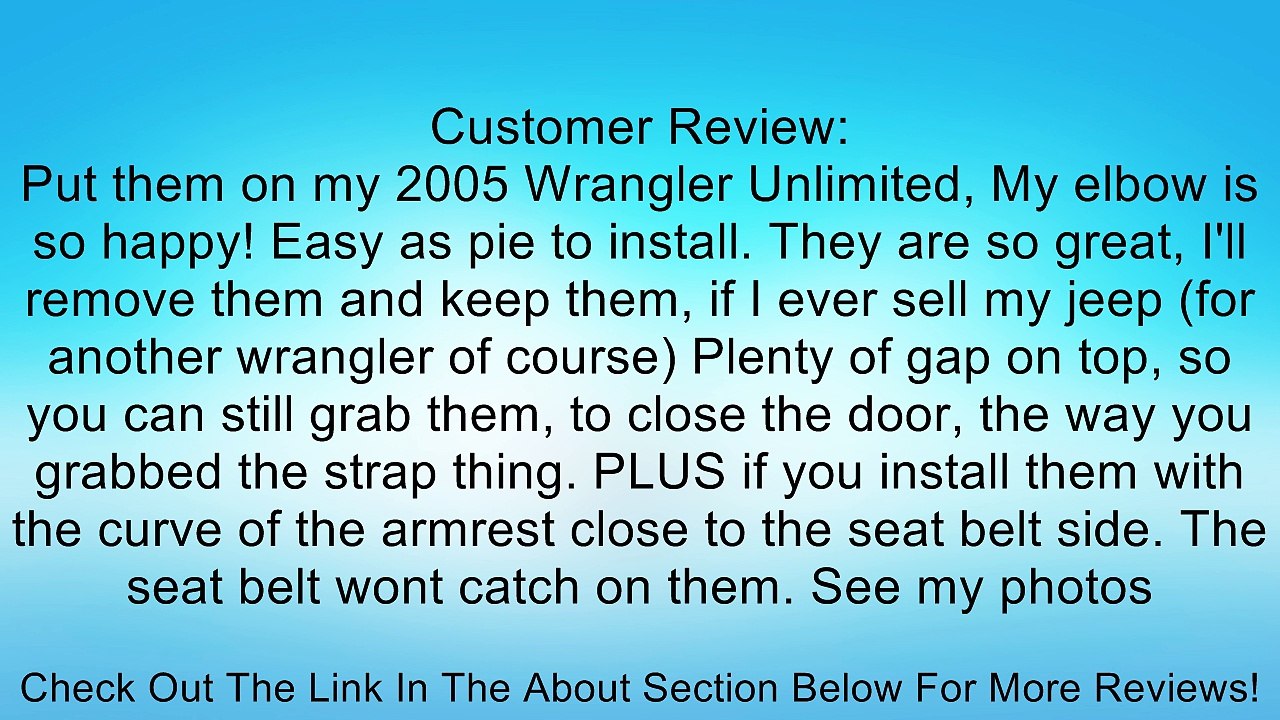 Rugged Ridge 11830.02 Hard Door Arm Rest - Pair Review