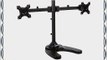 Pwr ? Dual Ergonomic LCD Monitor Screen LED Tv Table Desk Mount Stand with Base up to 24 Heavy