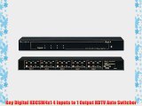 Key Digital KDCSW4x1 4 Inputs to 1 Output HDTV Auto Switcher