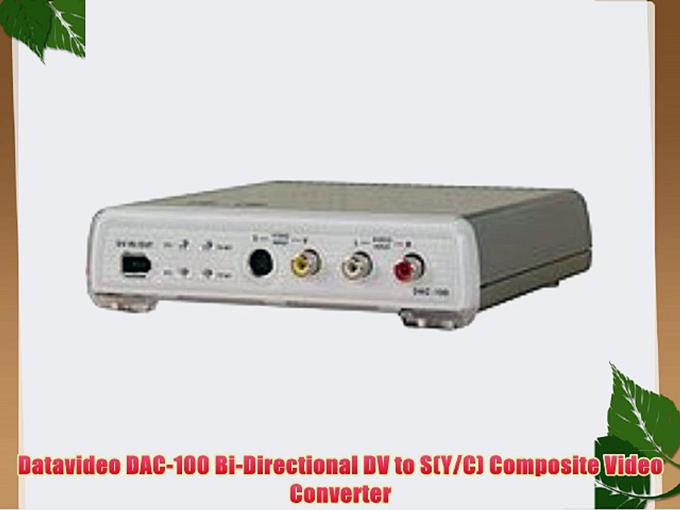 Datavideo DAC-100 Bi-Directional DV to S(Y/C) Composite Video Converter