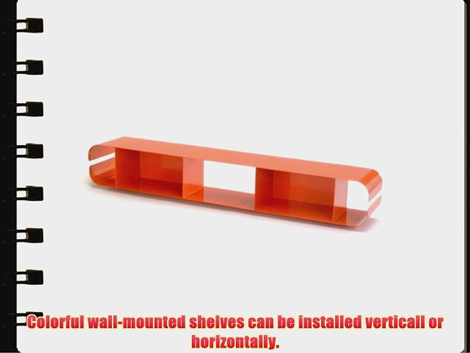 Offi Duoplane DVD Shelf in Orange