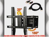 ATC Slim Tilt TV Wall Bracket Mount for 14-40 inch LCD LED PLASMA TV - with HDMI Cable