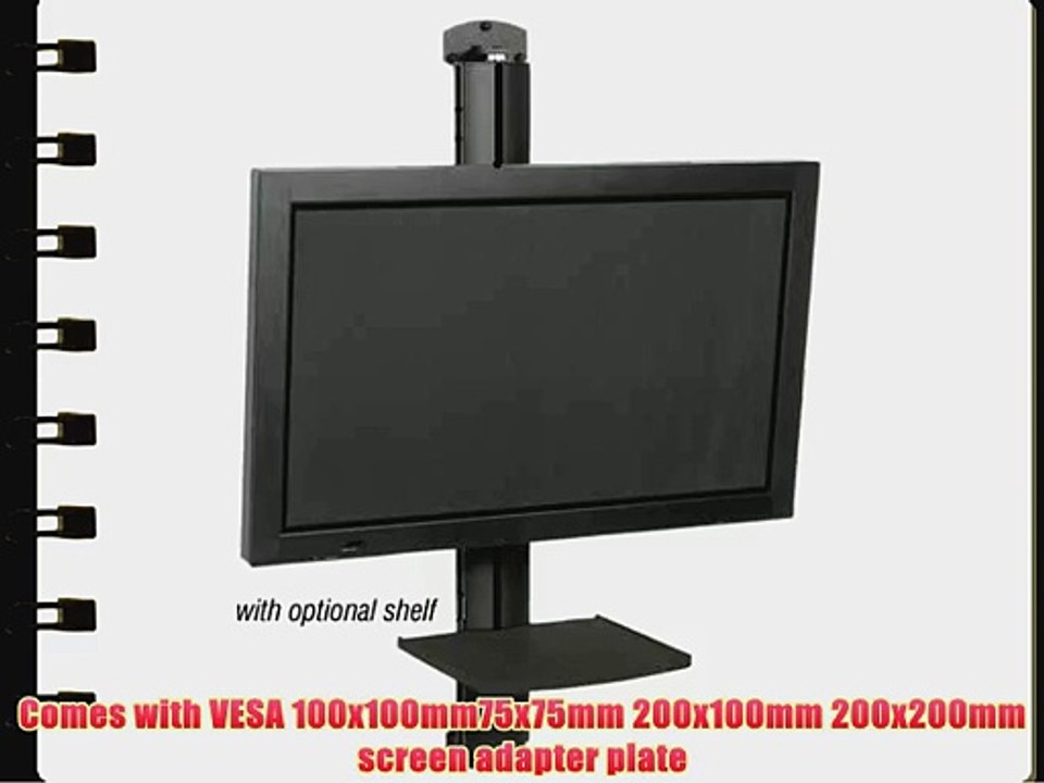 Mount World 1429 TV Wall Mount Bracket with DVD Component Glass Shelf for SAMSUNG 22 26 32