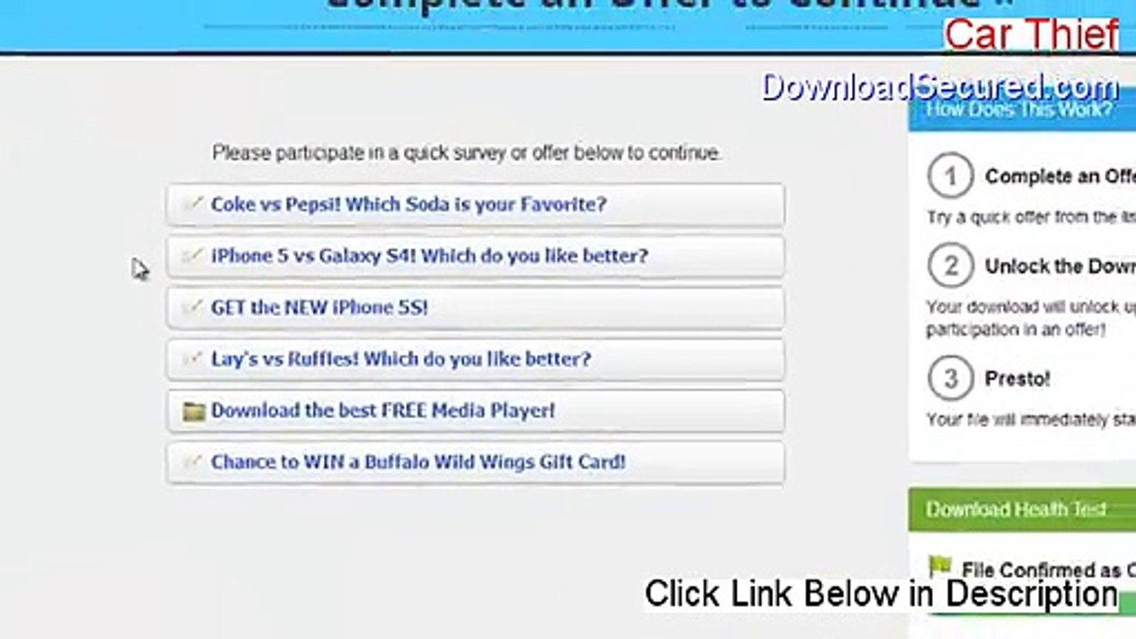 Car Thief Download Free (Free of Risk Download)