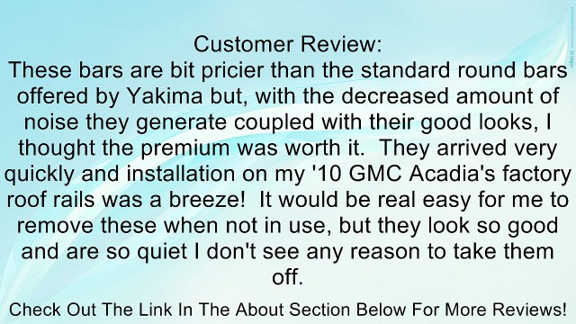 Whispbar S53 Rail Bar Roof-Rack System - 790 & 850mm, 2 Bars Review