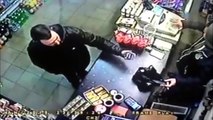 Incredible Moment Fearless Muslim Shopkeeper Snatches Gun Out Of Theif's Hand Before Chasing Him