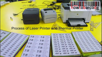 Process of Laser & Thermal Printer
