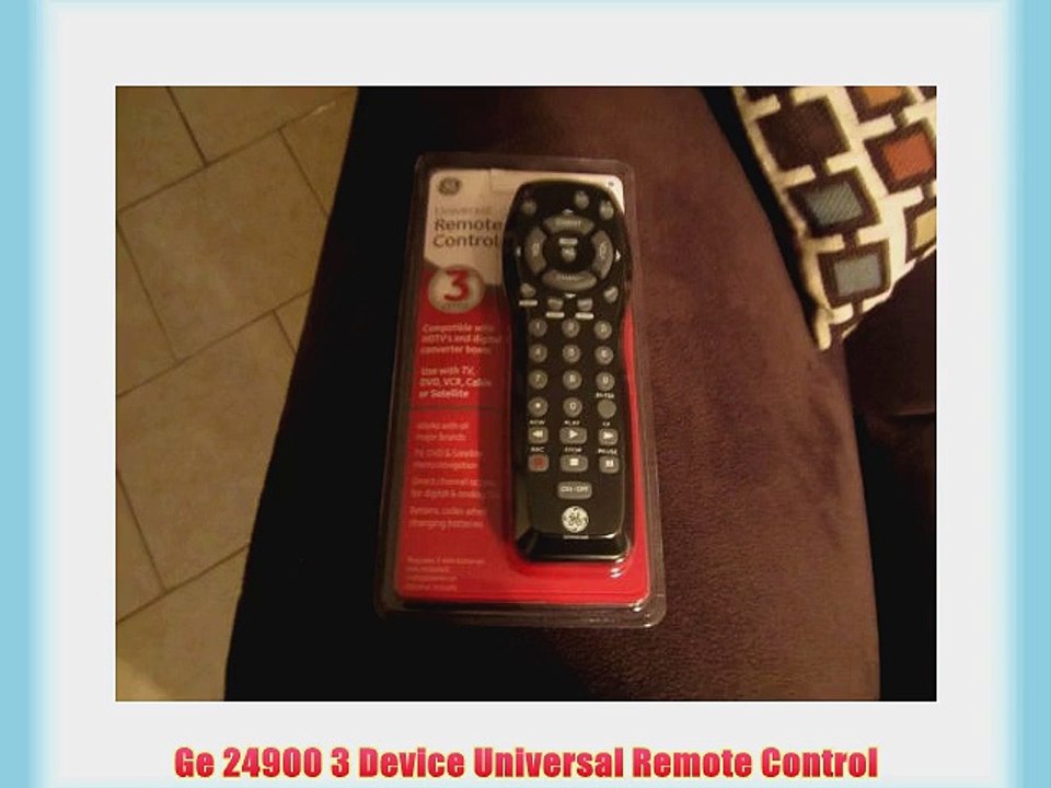 Ge 24900 3 Device Universal Remote Control