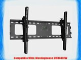 Black Adjustable Tilt/Tilting Wall Mount Bracket for Westinghouse CW46T9FW 46 inch LCD HDTV