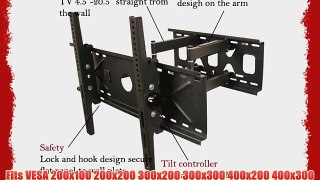 VideoSecu Mount PLASMA LCD LED Articulating Dual Arm TV Wall Mount Bracket for LG 42LD550 46LD550