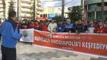 Kumlucalılar Rhodiapolis Antik Kenti'ne Yürüdü