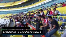 Más de mil aficionados acompañaron a Chivas en el Jalisco