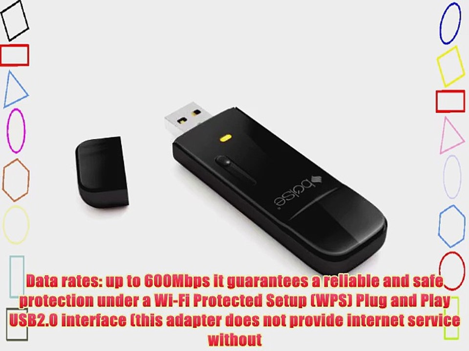 Bolse? USB Network Adapters Laptop Computer Network Card Adapters Dual-Band N600 USB Wireless