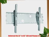 Silver Tilt/Tilting Wall Mount Bracket for Hitachi 37HDF52 LCD HDTV TV/Television