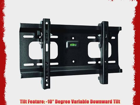Ultra-Slim Black Adjustable Tilt/Tilting Wall Mount Bracket for LG 32LD452C 32 inch LCD HDTV