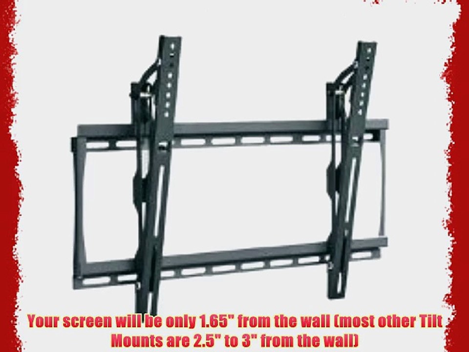 Slim Tilt TV Wall Mount for Samsung 51 PN51F5300AFXZA PLASMA HDTV *Top Seller*