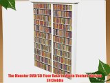 The Monster DVD/CD Floor Rack in White Venture Horizon 2412white