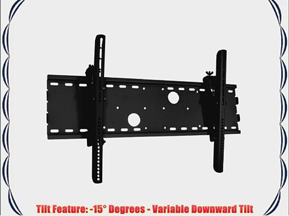 Black Tilting Wall Mount Bracket for Pioneer PDP-5050HD Plasma 50 inch HDTV TV