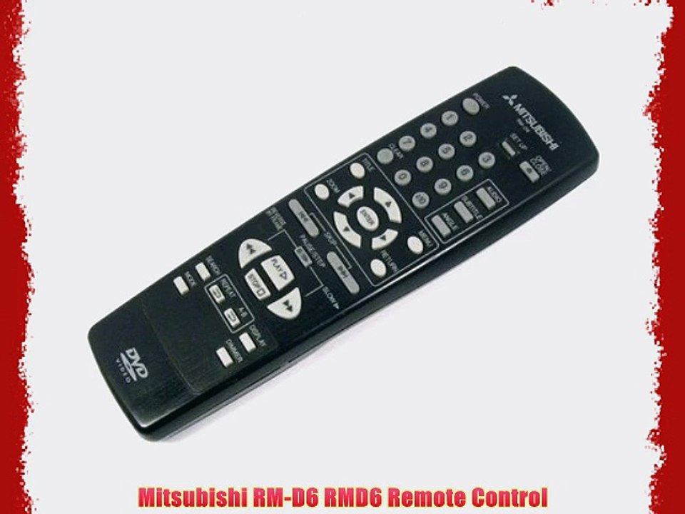 Mitsubishi RM-D6 RMD6 Remote Control