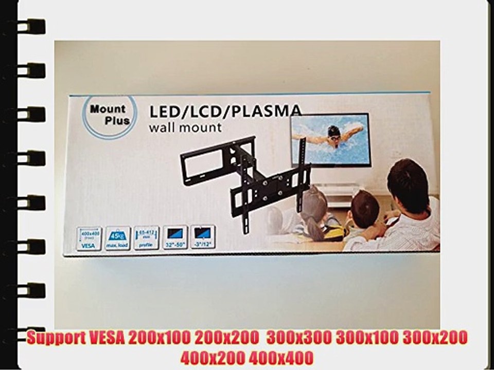 Mount Plus 1092-1 LCD LED Swivel Tilt Wall Mount Bracket for Samsung Ultra thin LED 32 40 46