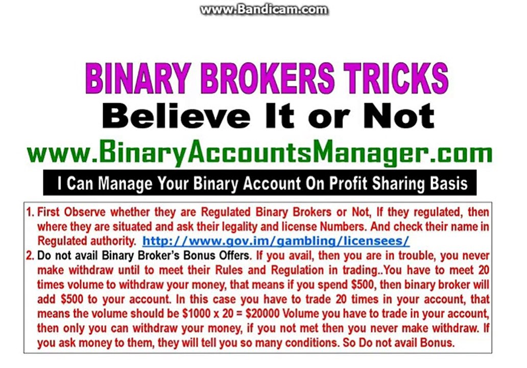 How to Choose the Best Binary Options Brokers? How I Can Find it?