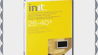 Init? - Flush Wall Mount for Most 26 - 40 Flat-Panel TVs - Graphite