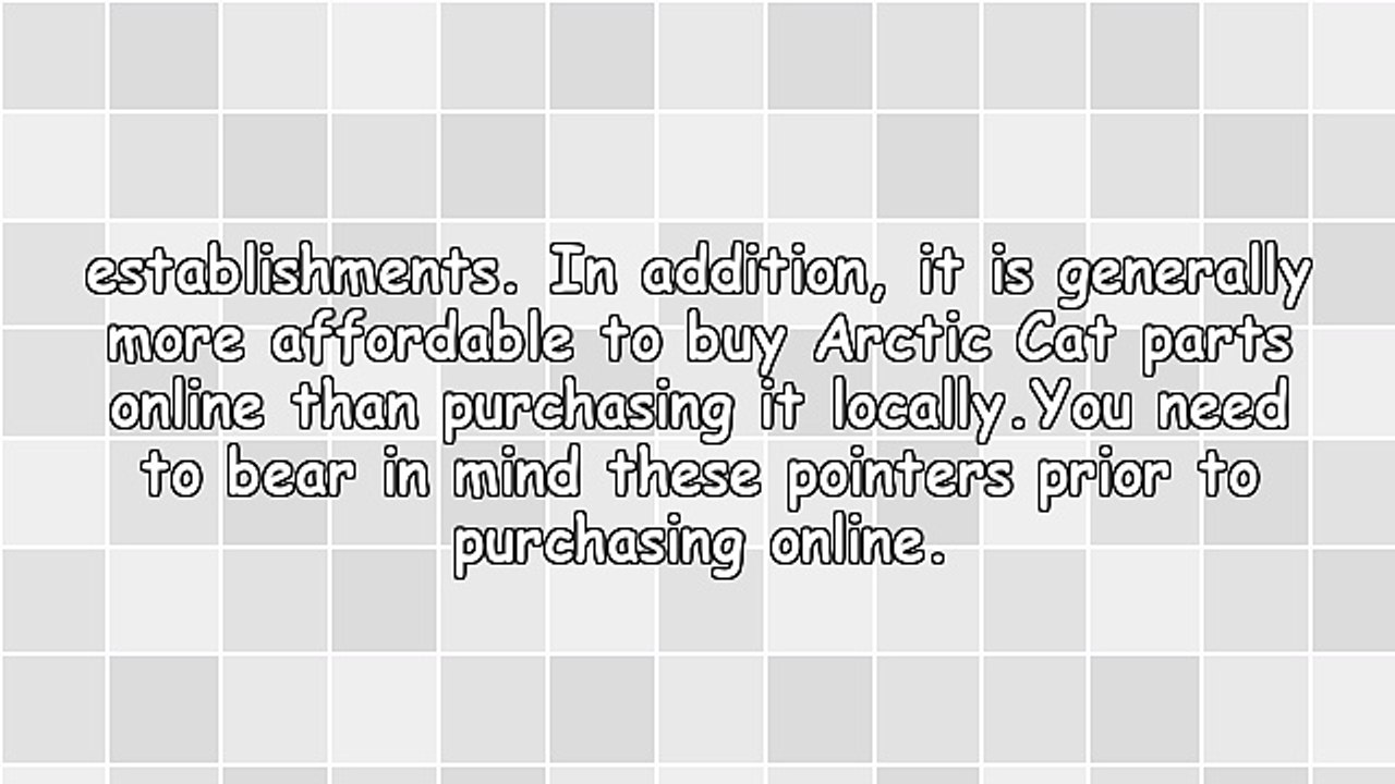 Great Discounts On Cheap OEM Arctic Cat Parts