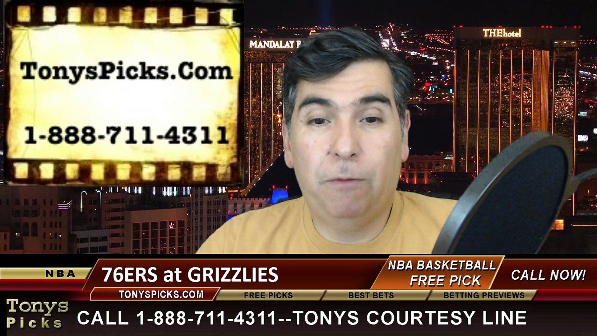 Philadelphia 76ers vs. Memphis Grizzlies Free Pick Prediction NBA Pro Basketball Odds Preview 1-24-2