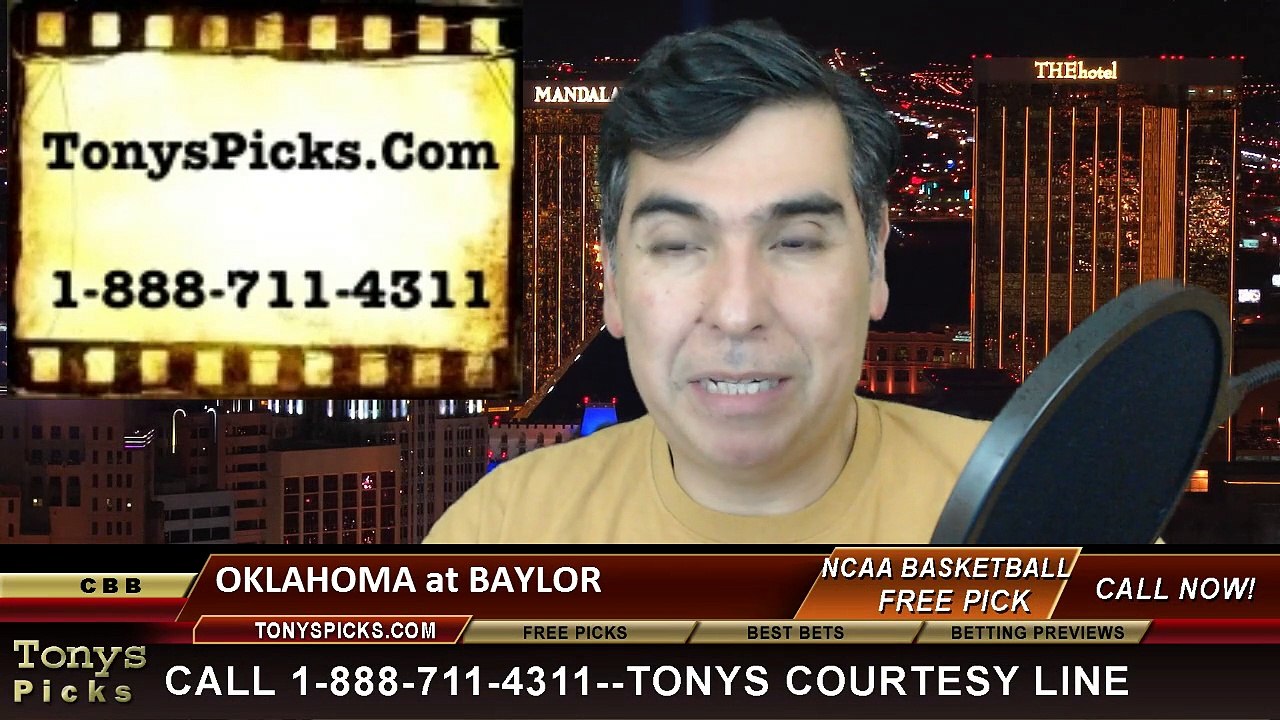 Baylor Bears vs. Oklahoma Sooners Free Pick Prediction NCAA College Basketball Odds Preview 1-24-2015