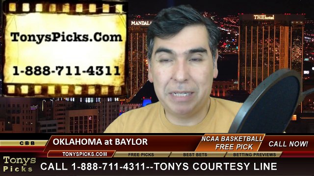 Baylor Bears vs. Oklahoma Sooners Free Pick Prediction NCAA College Basketball Odds Preview 1-24-2015