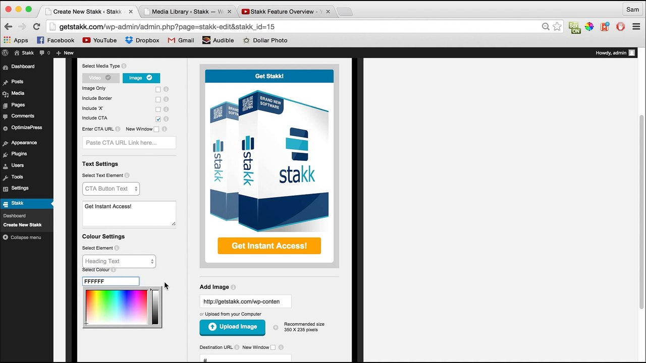 Stakk Plugin Review and Tutorial: How to Adding Media