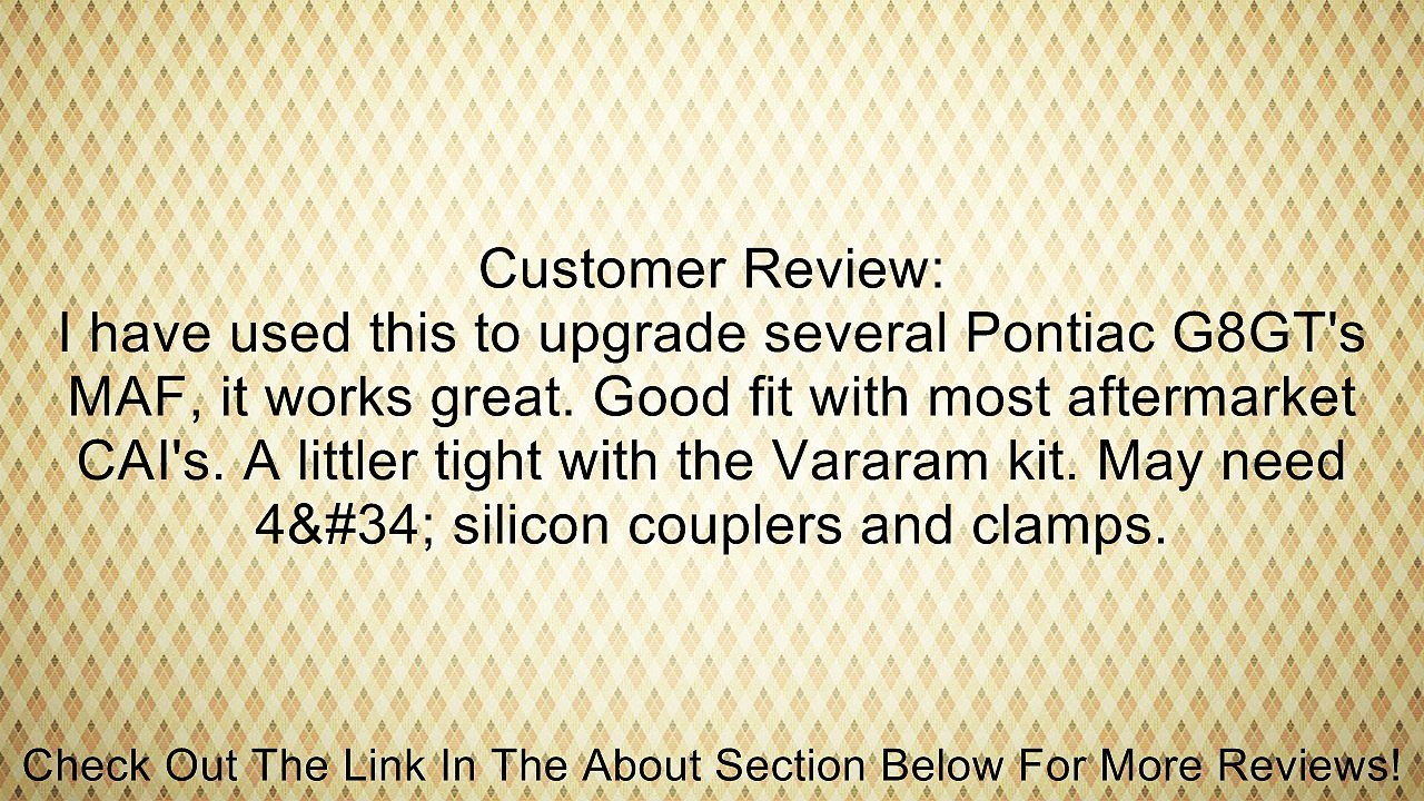 Spectre 9705 4" Polished Aluminum MAFS Adapter Tube Review