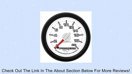 Auto Meter 8545 2-1/16" 0-2000 Degree Fahrenheit Pyrometer Kit Gauge for Dodge Review