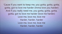 Ariana Grande feat. The Weeknd - Love Me Harder (Instrumental   Lyrics, Karaoke Version)