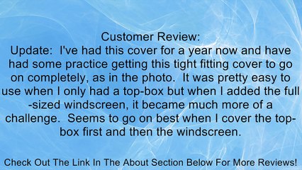 Prima Scooter Cover; Vespa GT200/GTS250/GTS300 Review