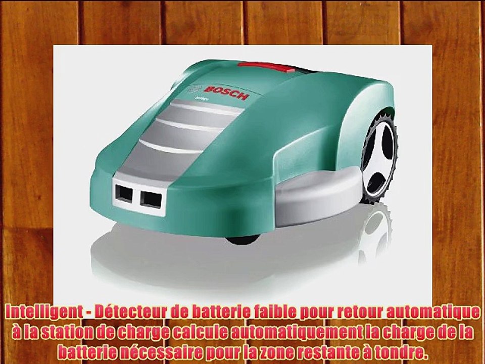 Bosch Tondeuse robot sans fil Indego avec poste de charge 06008A2100