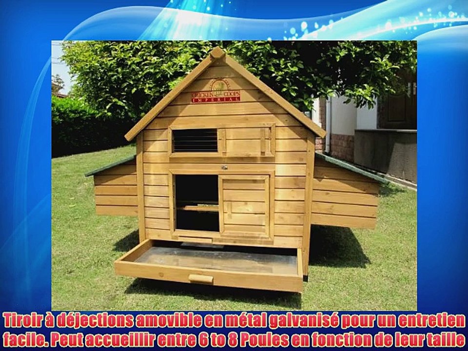 Chicken Coops Imperial - grand Poulailler Marlborough - 6 to 8 Poules en fonction de la taille