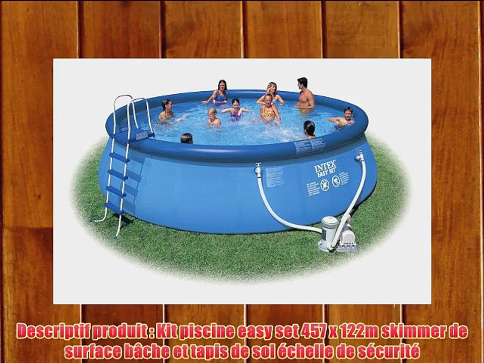 Intex - 56912Fr - Piscine - Kit Piscine Easy Set 457 X 122 M - Autostable - ?purateur ? Cartouche